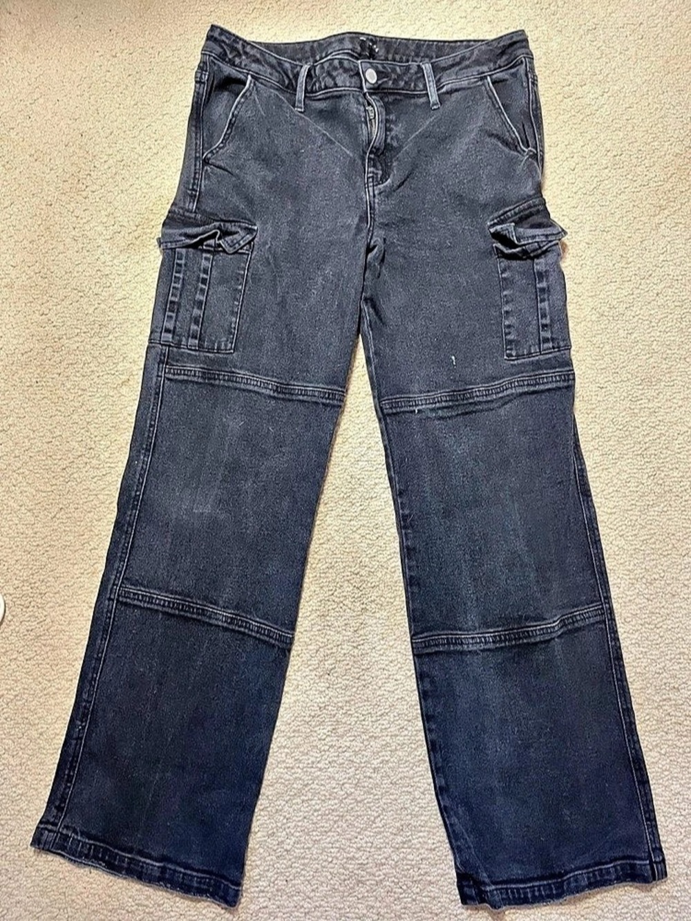 Girl’s Black Cargo Pants